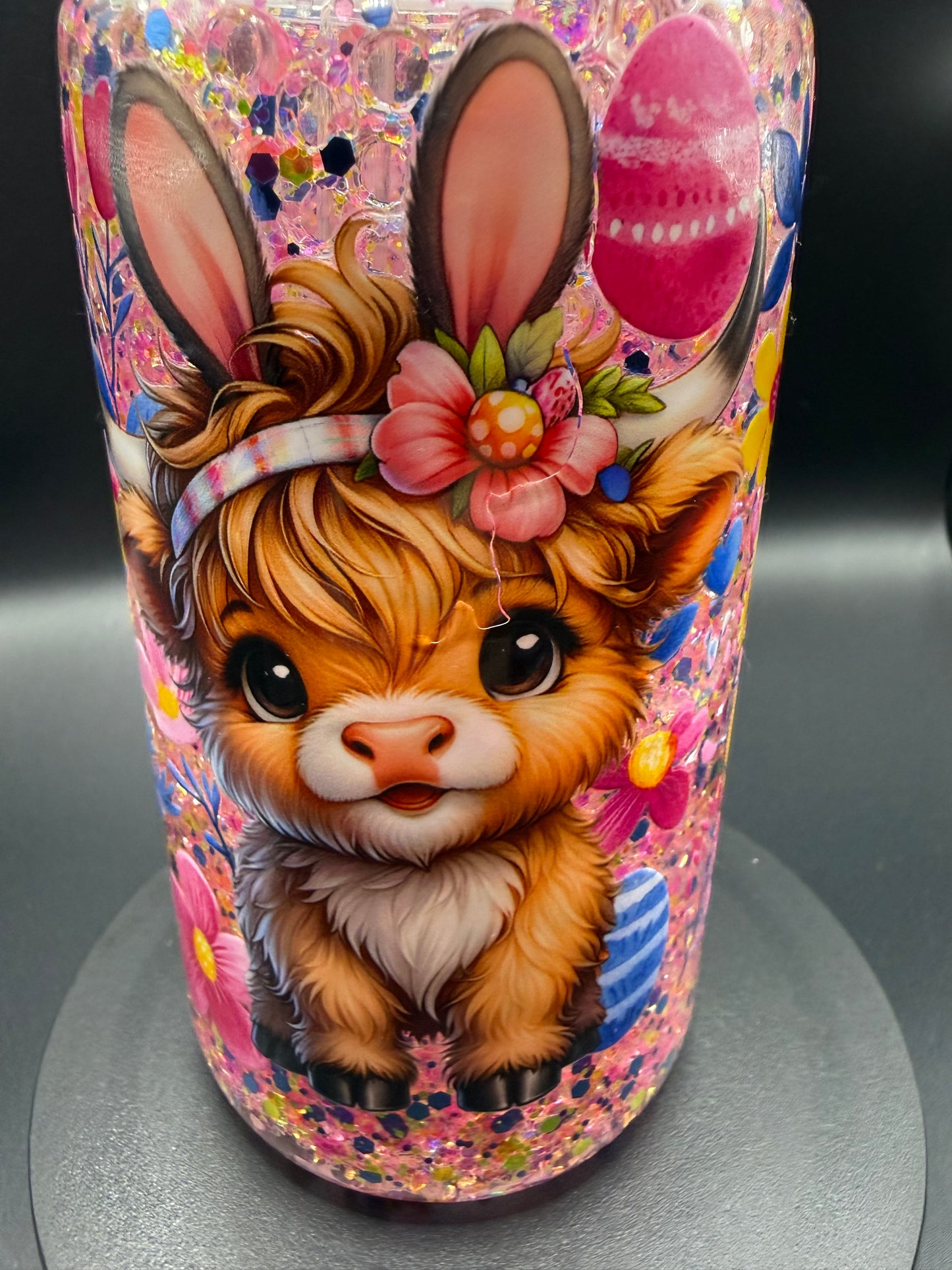 16oz Easter Cow