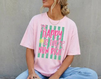 HAPPY IS THE NEW RICH
