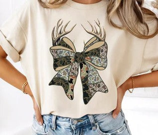 CAMO BOW & ANTLERS