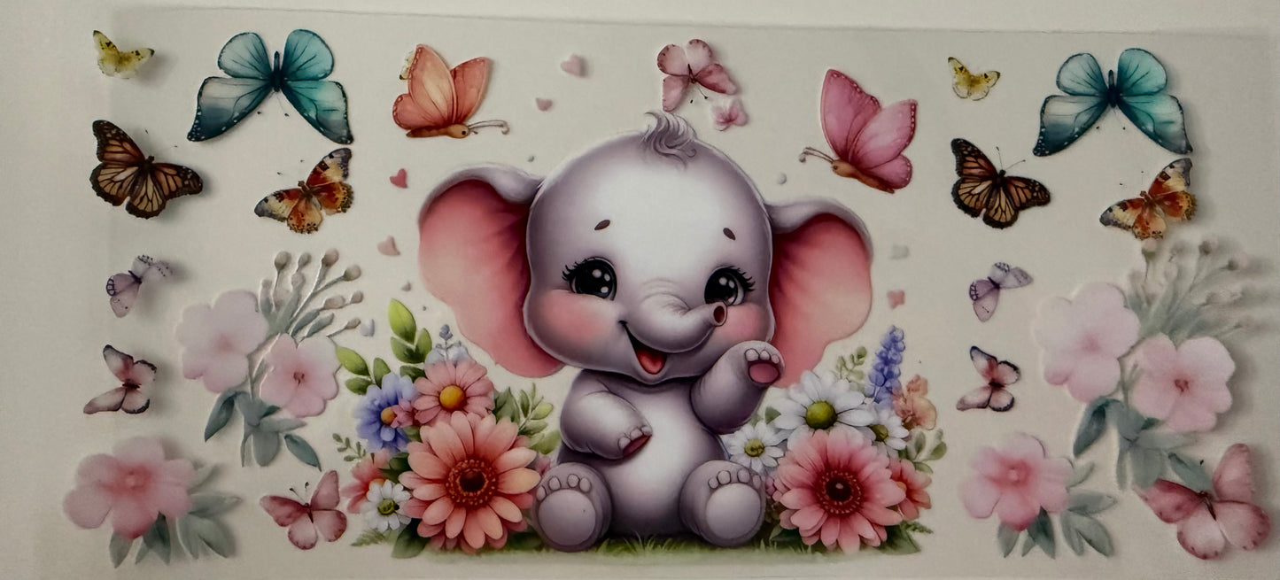 Elephant w/Flowers