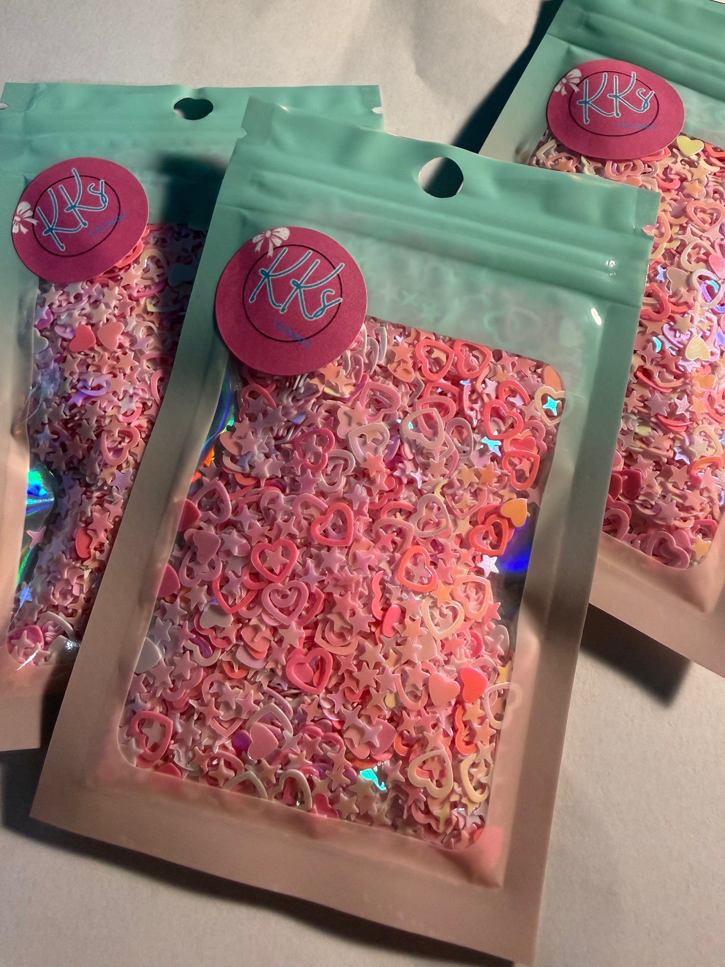 Pink Hearts & Stars Mix