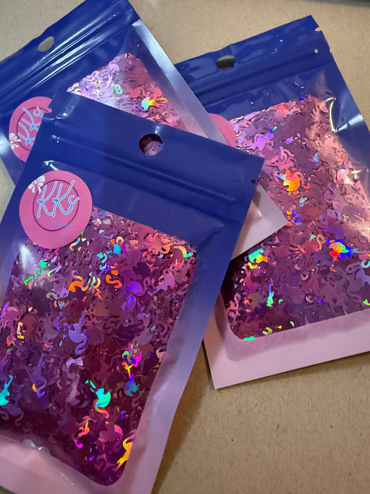 Flamingos-purple/pink