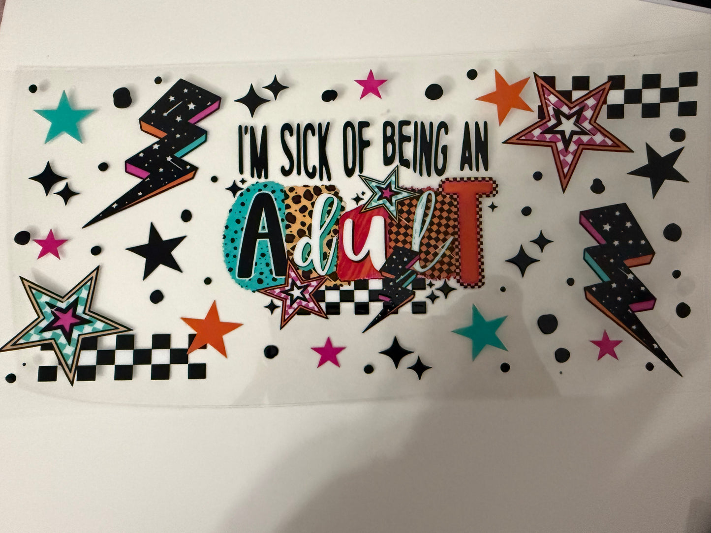 Sick of being an adult