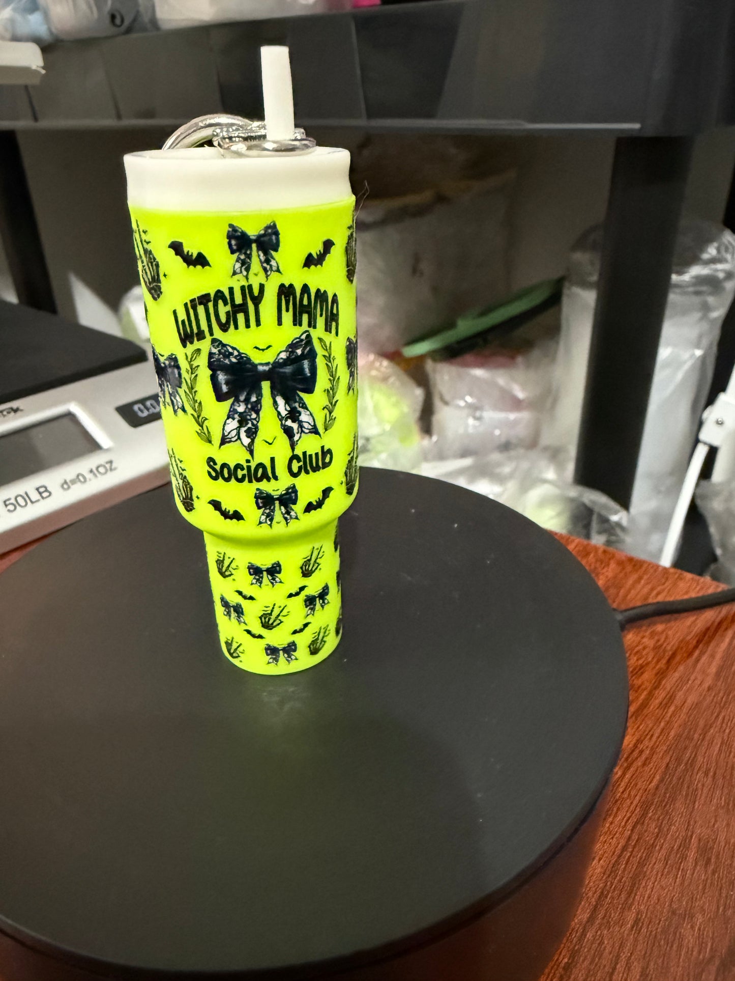 Mini Stanley Keychain - Witchy Mama