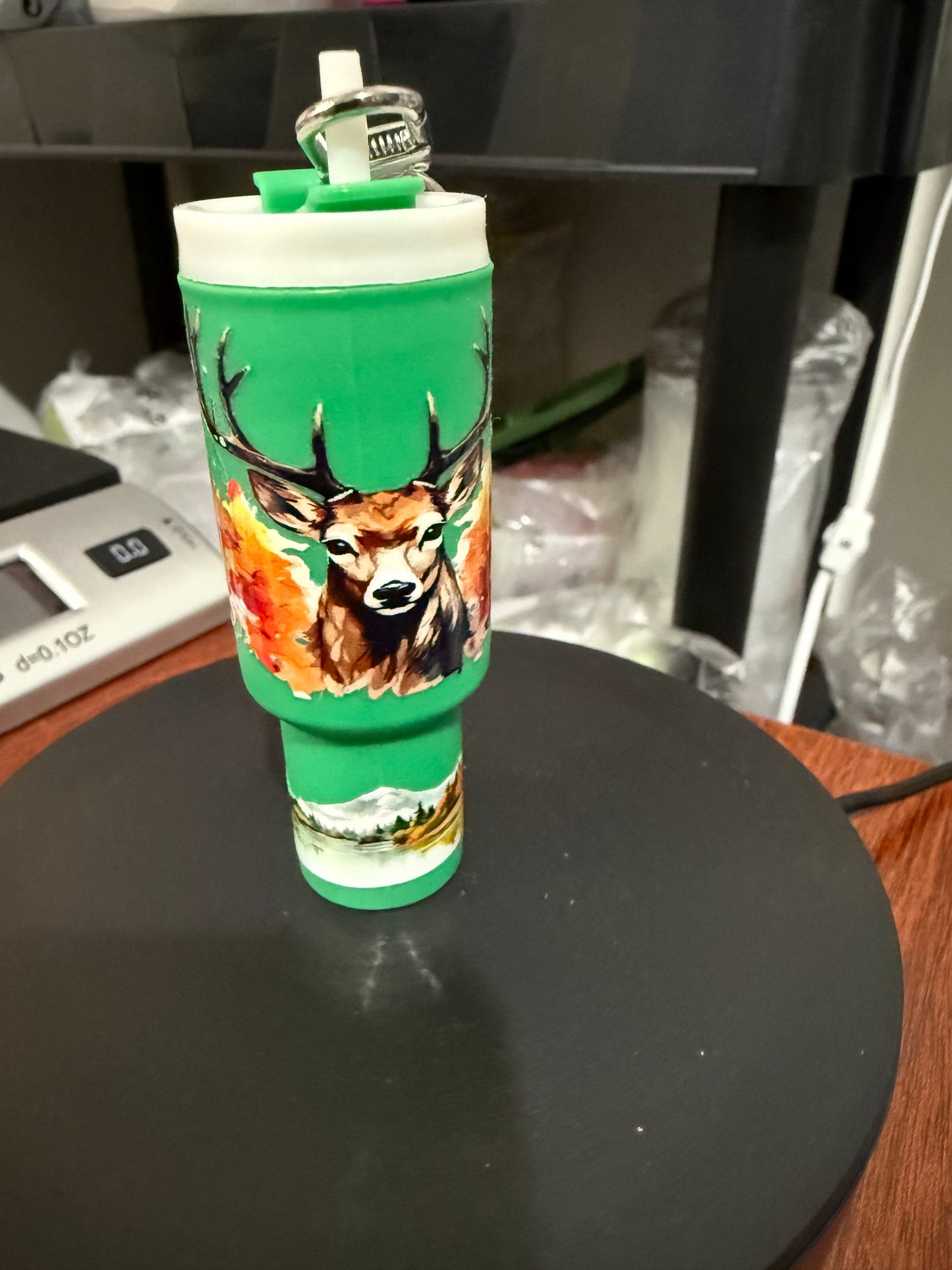 Mini Stanley Keychain - Deer Green