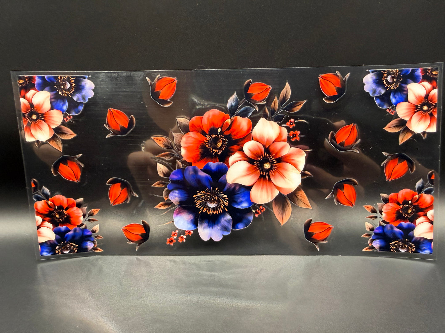 Flowers - Blue, Red, Pink
