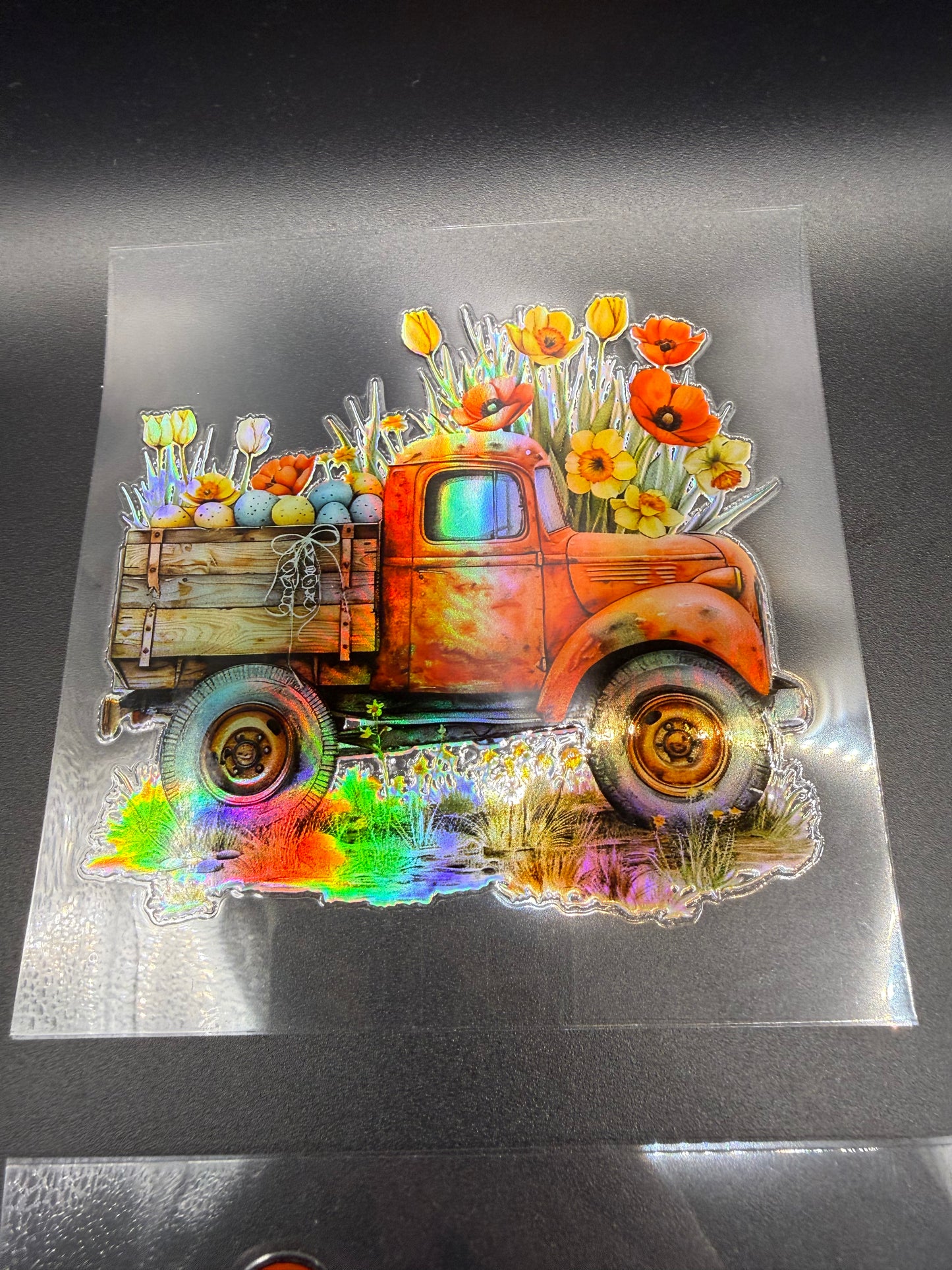 Old Time Truck - Spring - holographic
