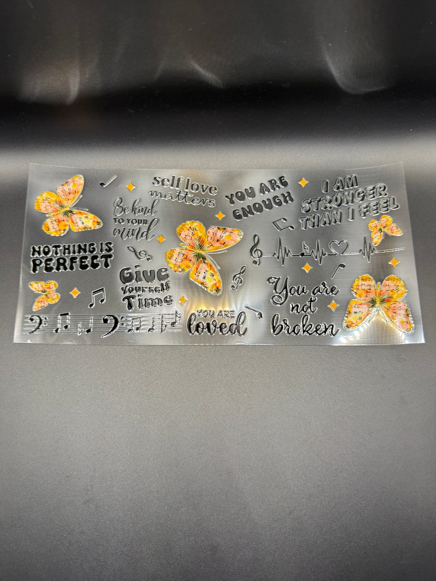 Positive sayings with Butterflies