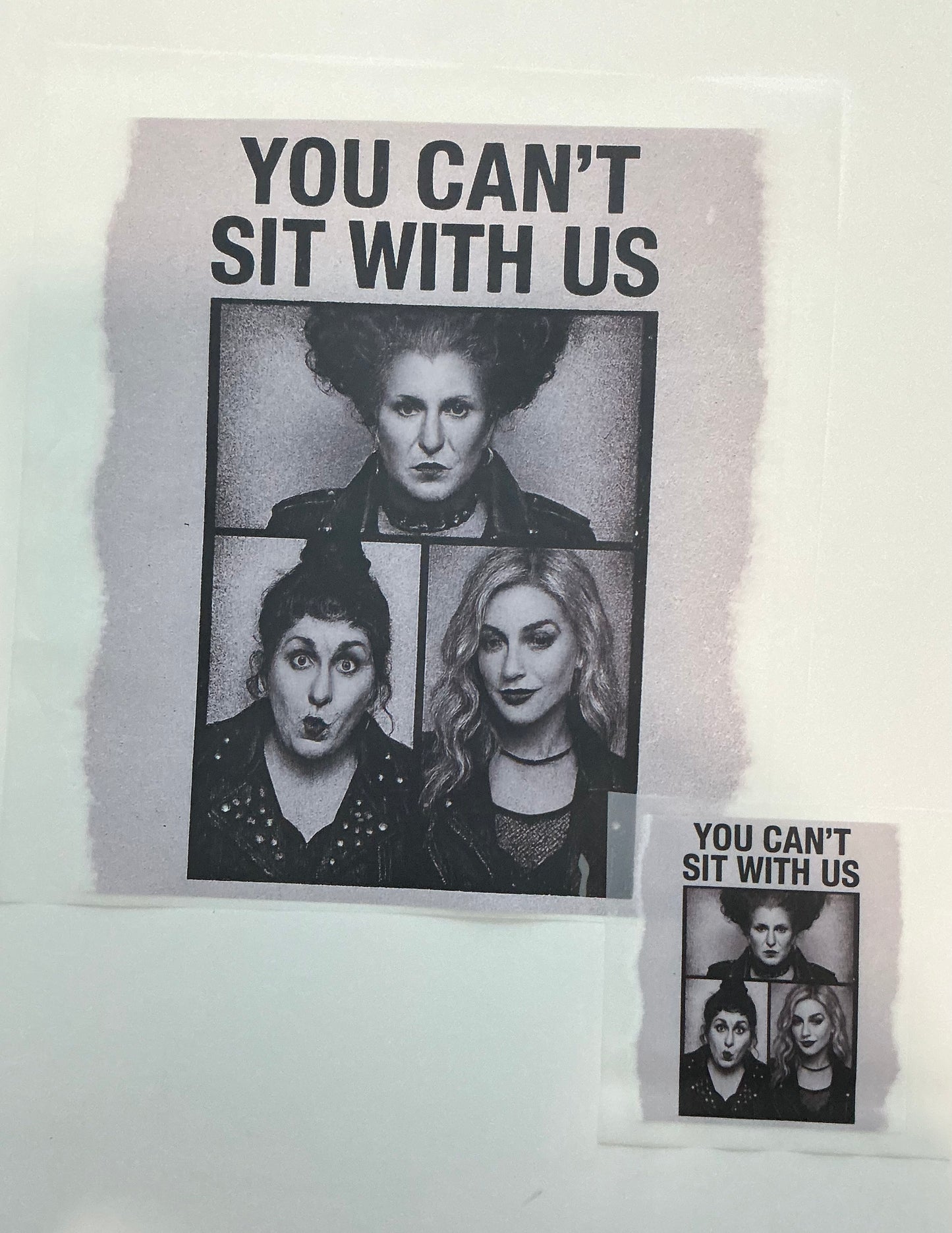 You can’t sit with us