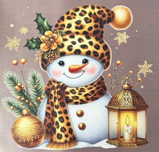 SNOWMAN W/LANTERN