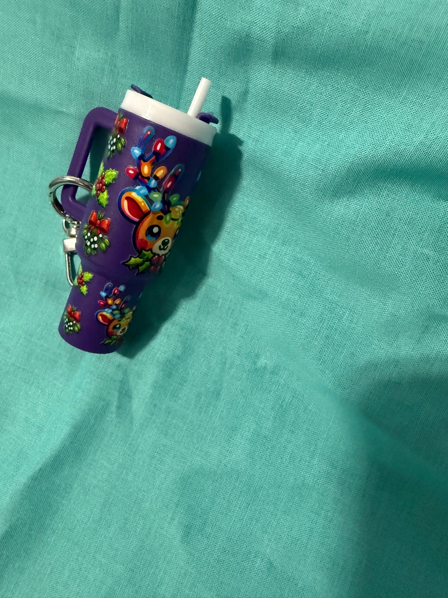 MINI STANLEY KEYCHAIN - PURPLE DEER