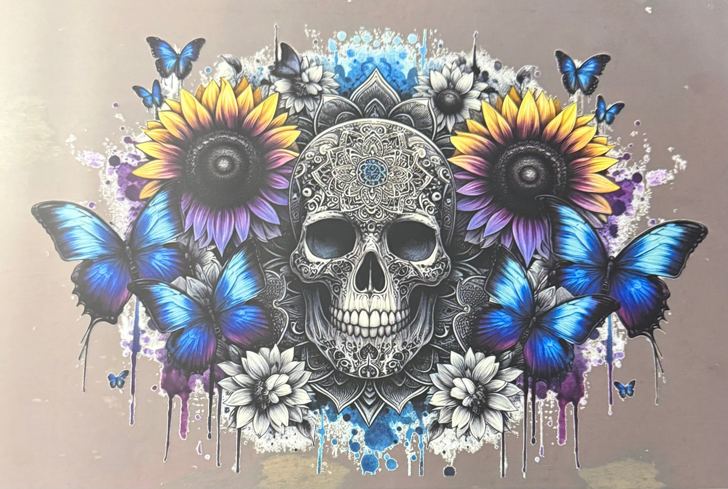 SKULL & FLOWERS
