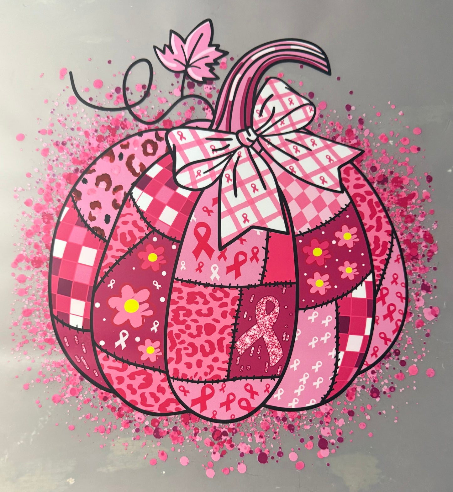 PINK RIBBON PUMPKIN