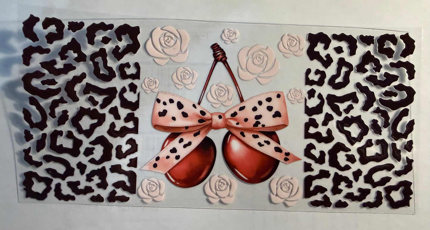 CHERRY W/LEOPARD PRINT