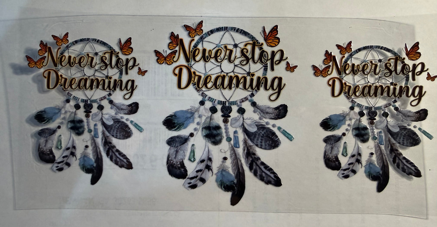 NEVER STOP DREAMING