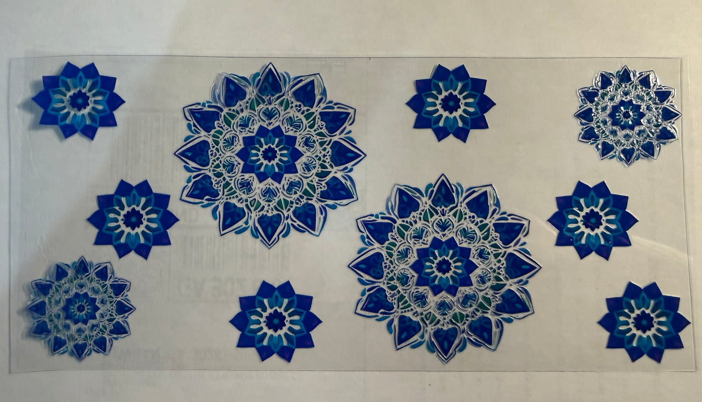 FLOWER (PAISLEY) BLUE