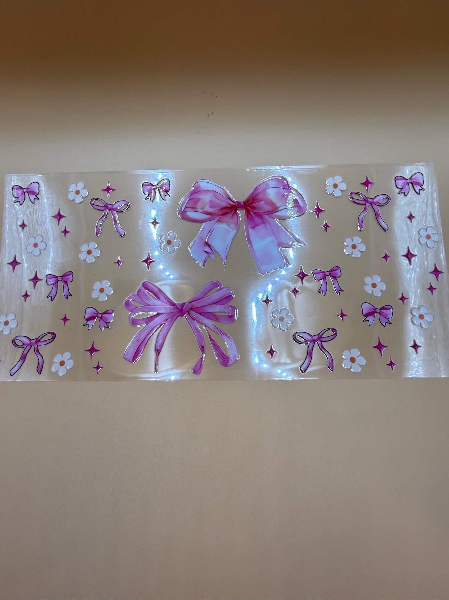 Pink Bows w/Daisy