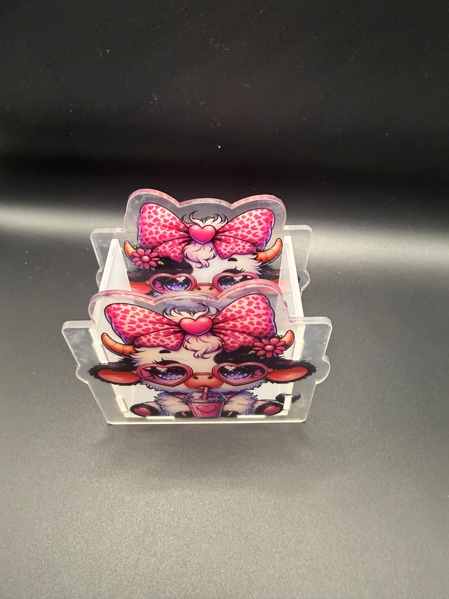 COW W/PINK BOW