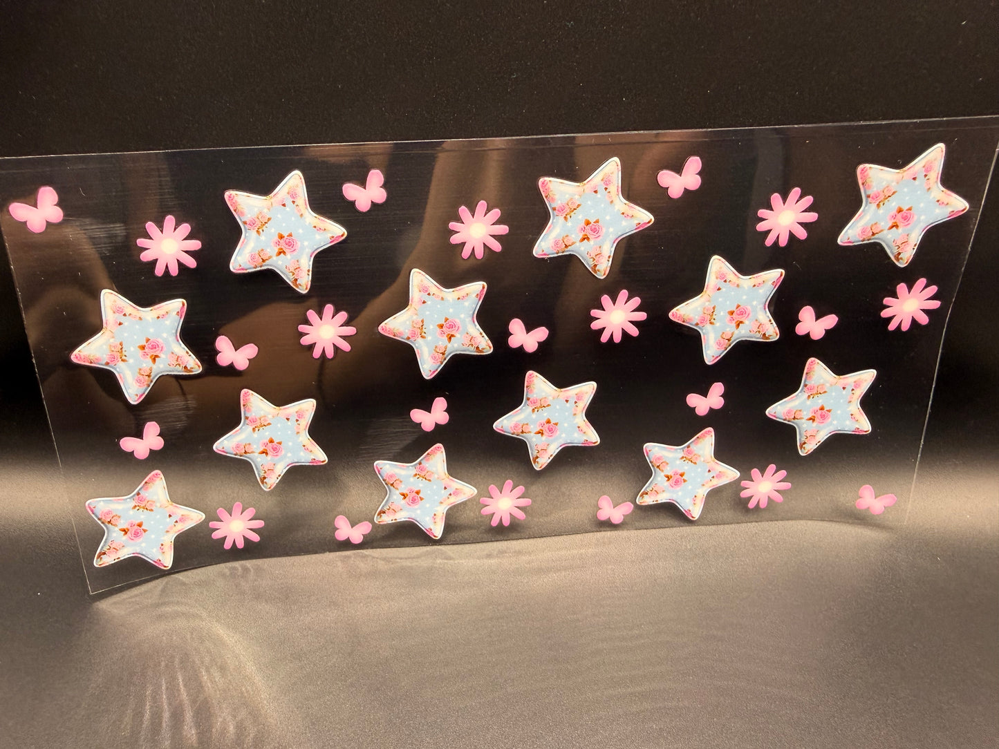 BLUE FLORAL STARS