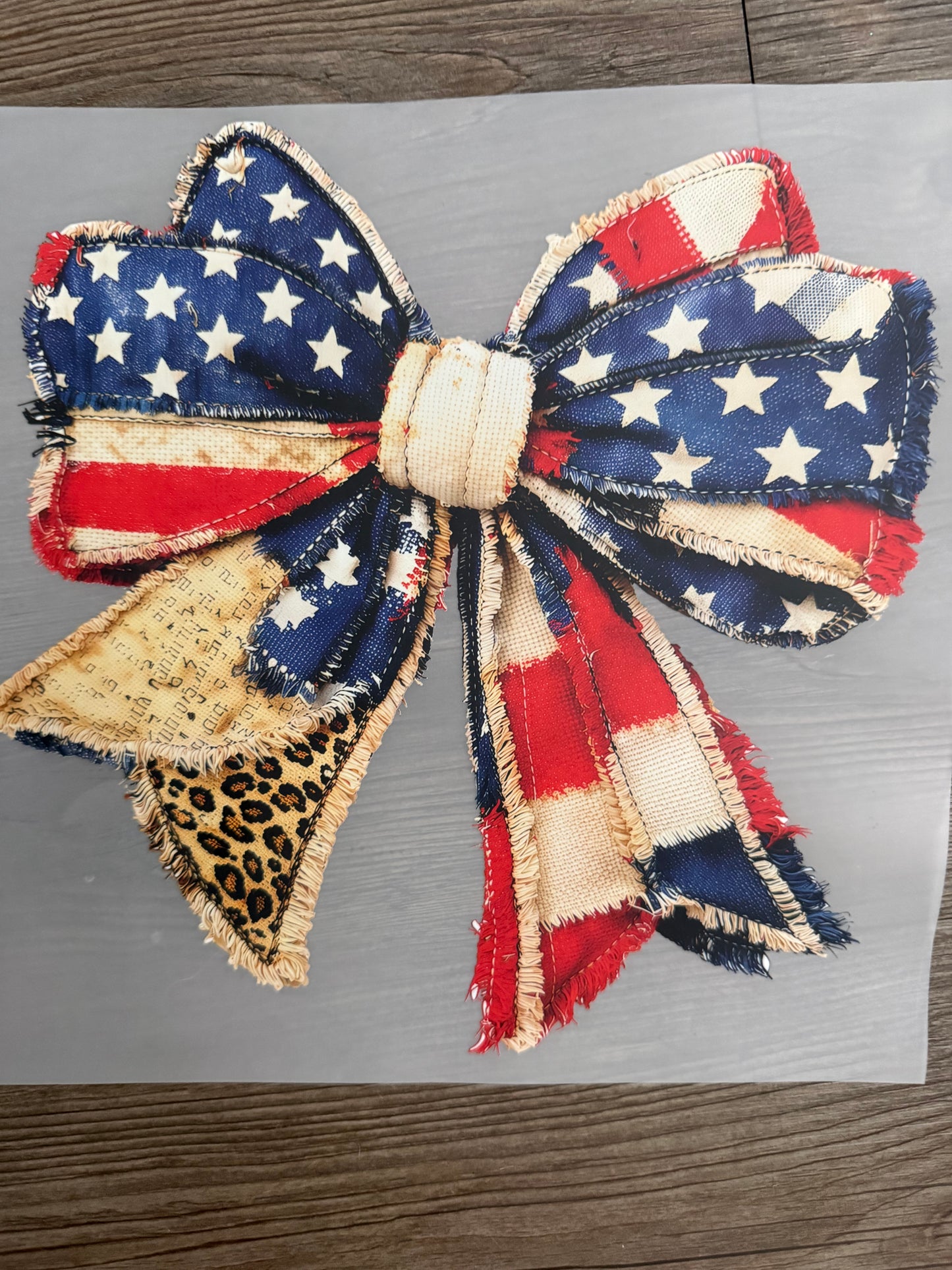 AMERICAN BOW W/LEOPARD
