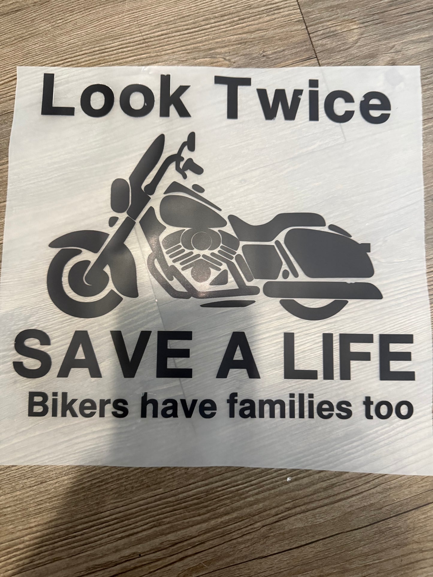 LOOK TWICE SAVE A LIFE