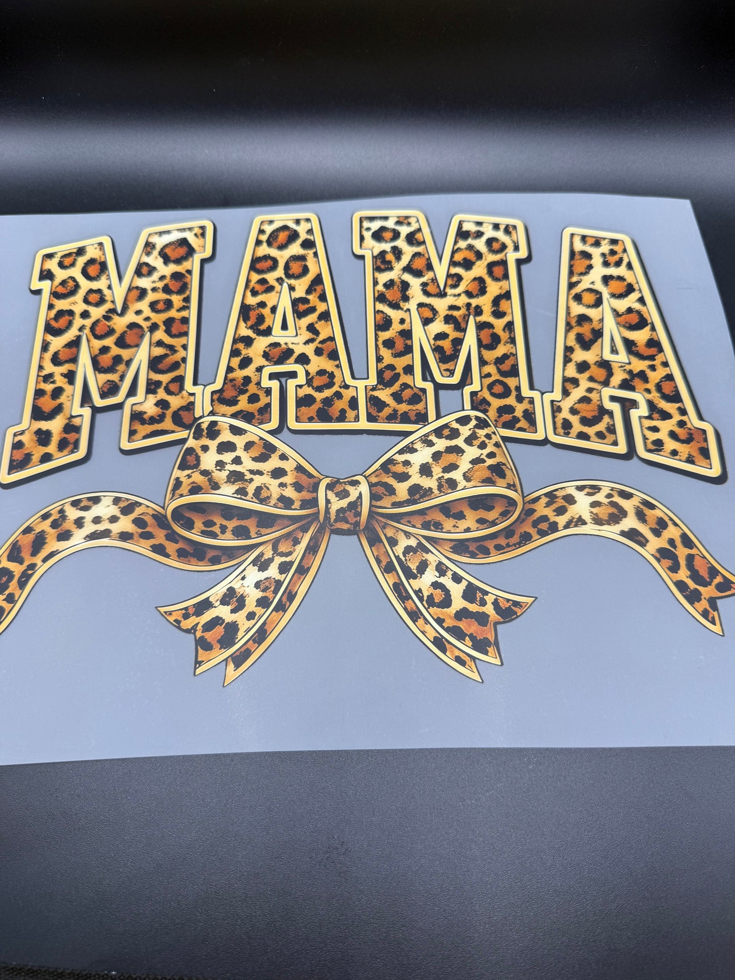LEOPARD MAMA W/BOW