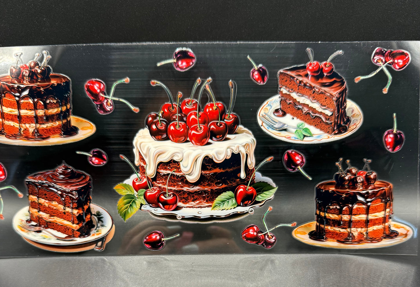 CHERRY CHOCOLATE CAKE