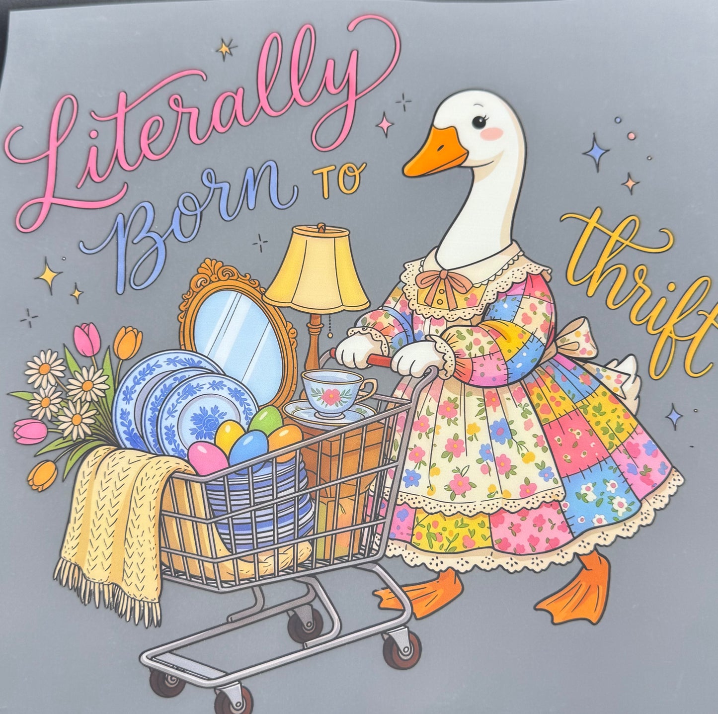 LITERALLY BORN TO THRIFT