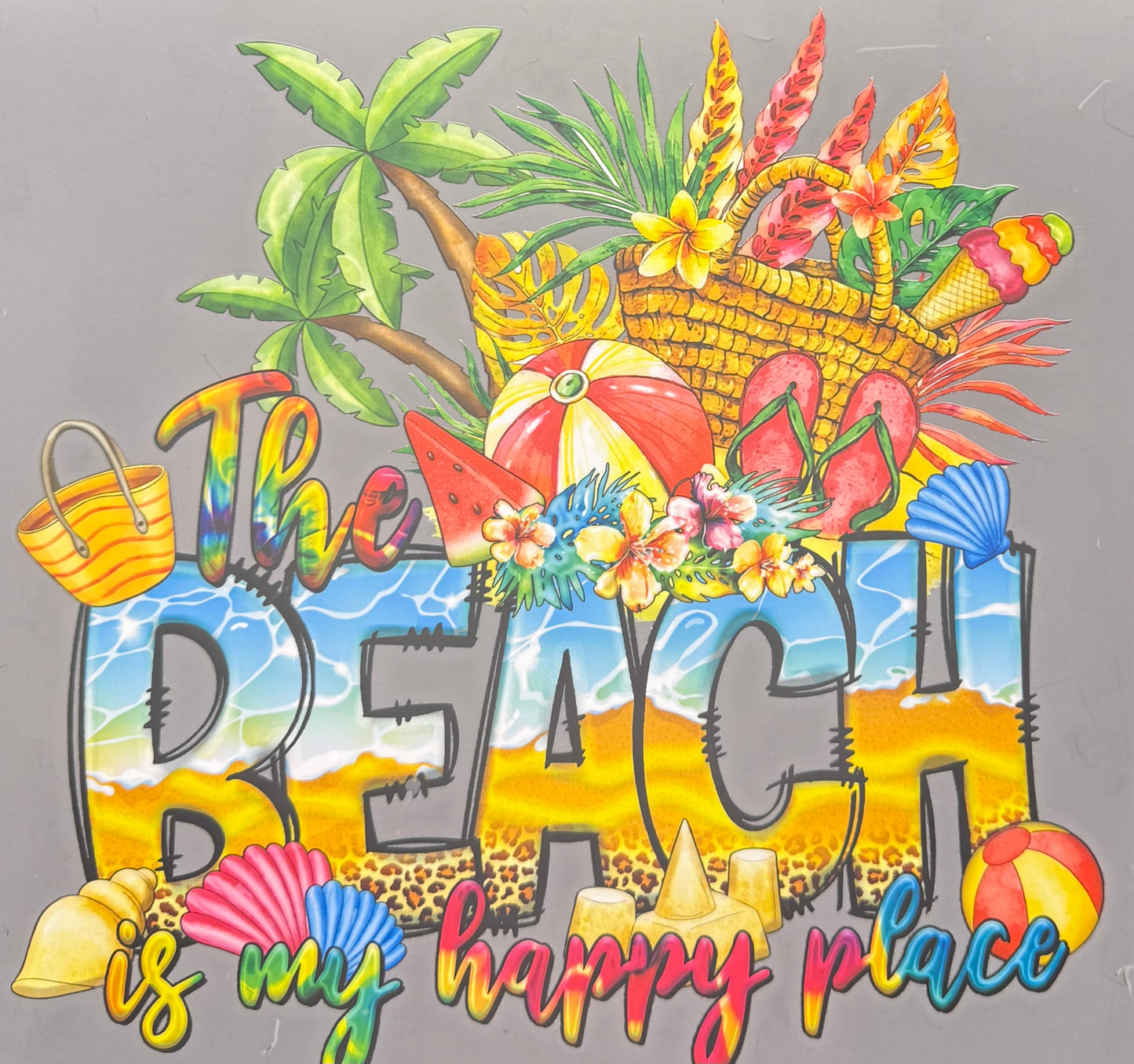 THE BEACH IS MY HAPPY PLACE