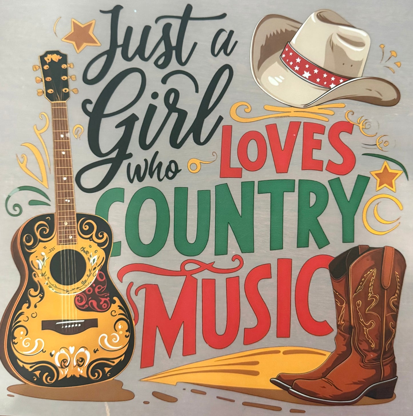 JUST A GIRL WHO LOVES COUNTRY MUSIC