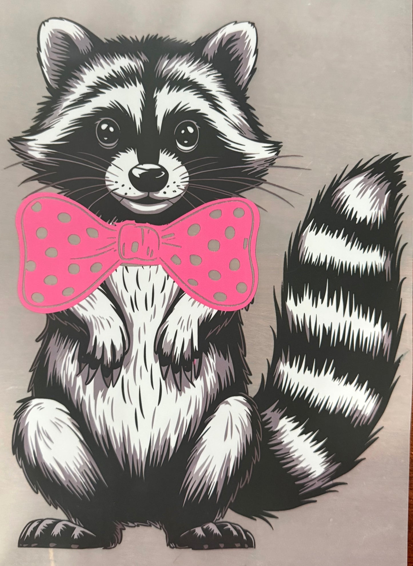 RACCOON WITH BOWTIE