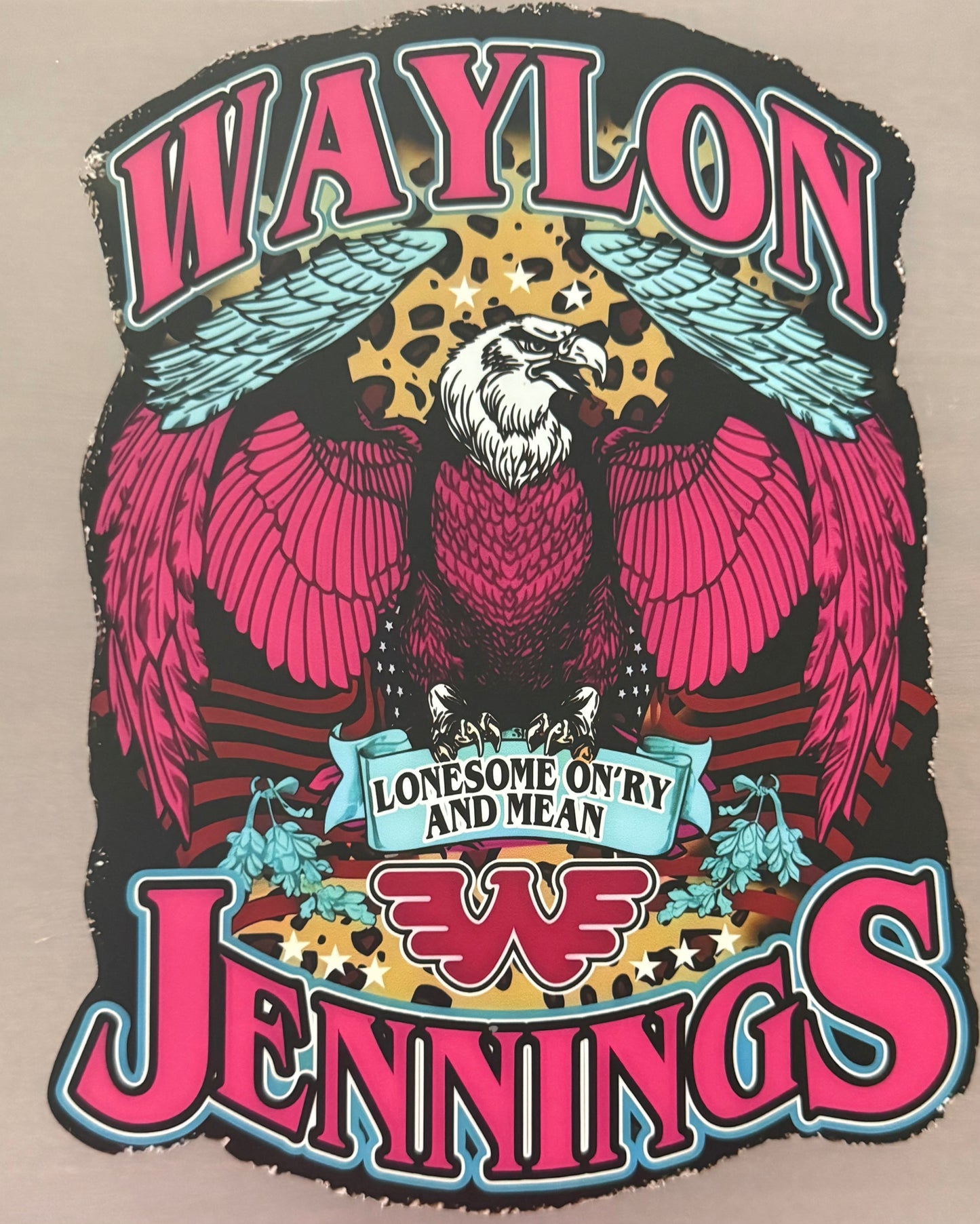 WAYLON JENNINGS - PINK & BLUE