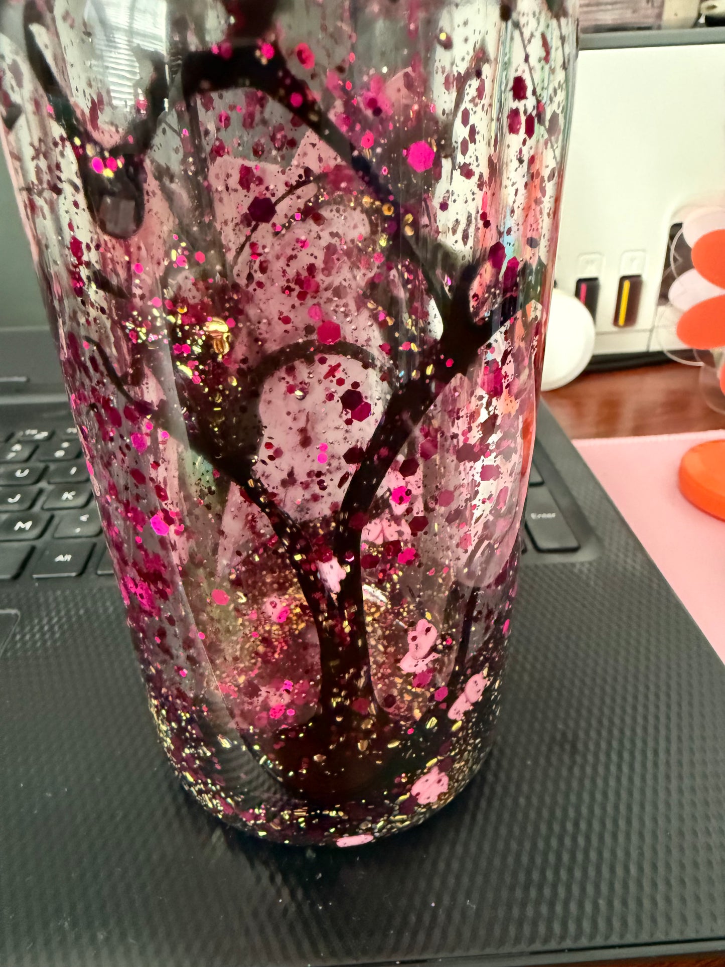 Bubble Pig Snowglobe Tumbler