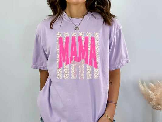 MAMA - LEOPARD STRIPES