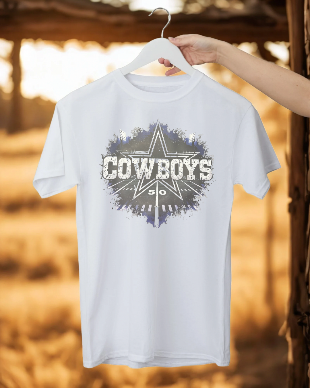 COWBOYS STAR ON FIELD