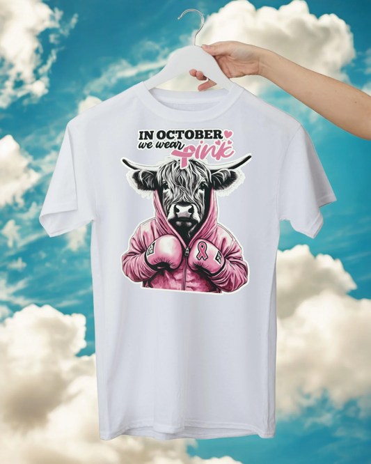 IN OCTOBER WE WEAR PINK