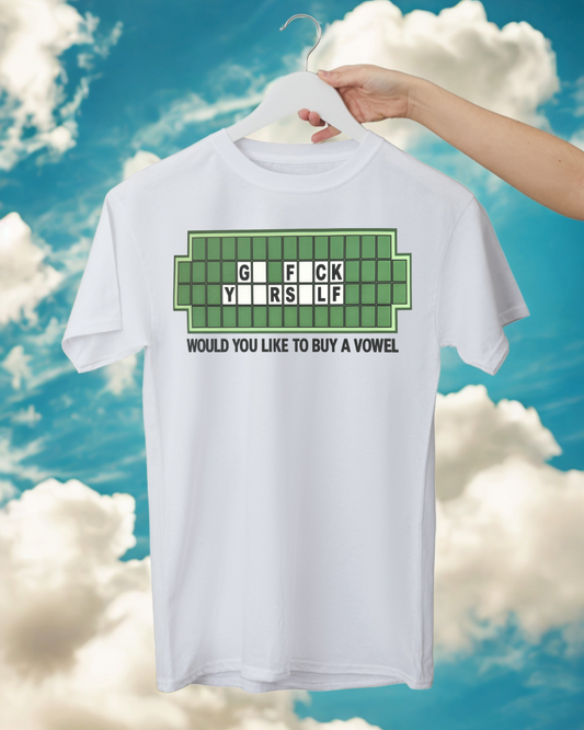 WOULD YOU LIKE TO BUY A VOWEL