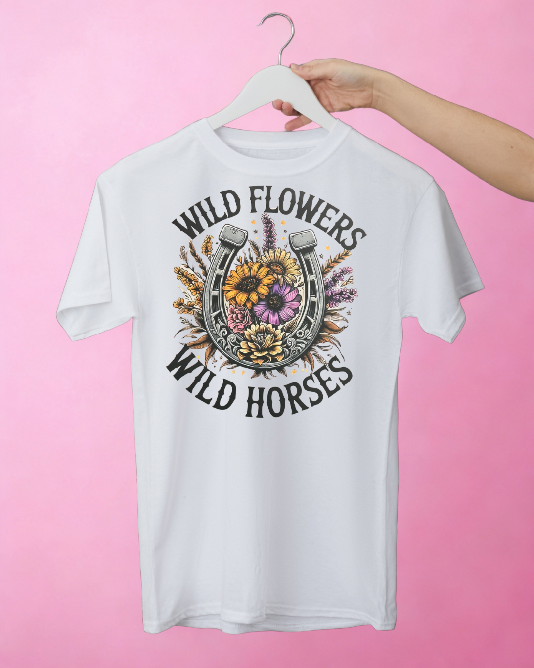 Wild Flowers Wild Horses