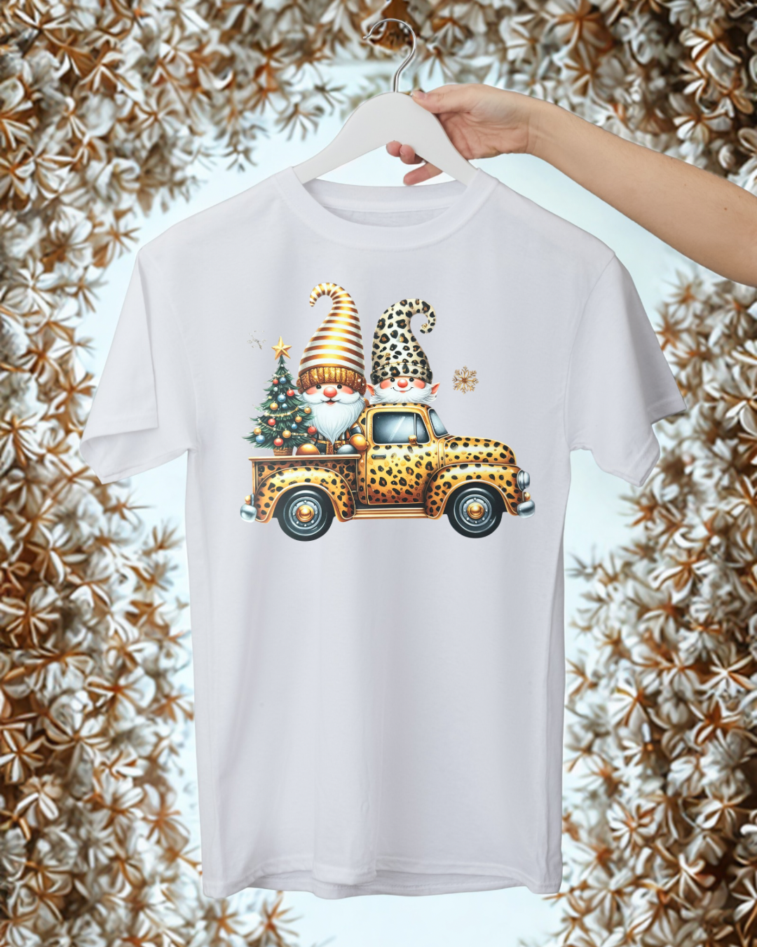 GOLD TRUCK W/GNOMES