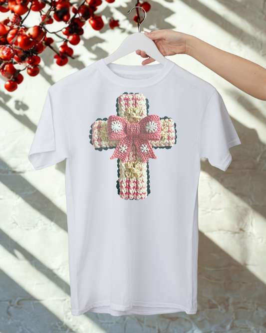 PINK & WHITE CROSS
