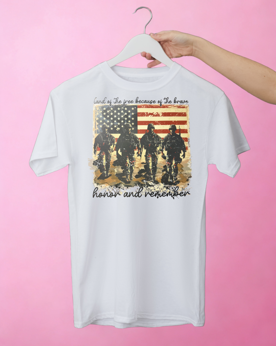 LAND OF THE FREE BECAUSE OF THE BRAVE