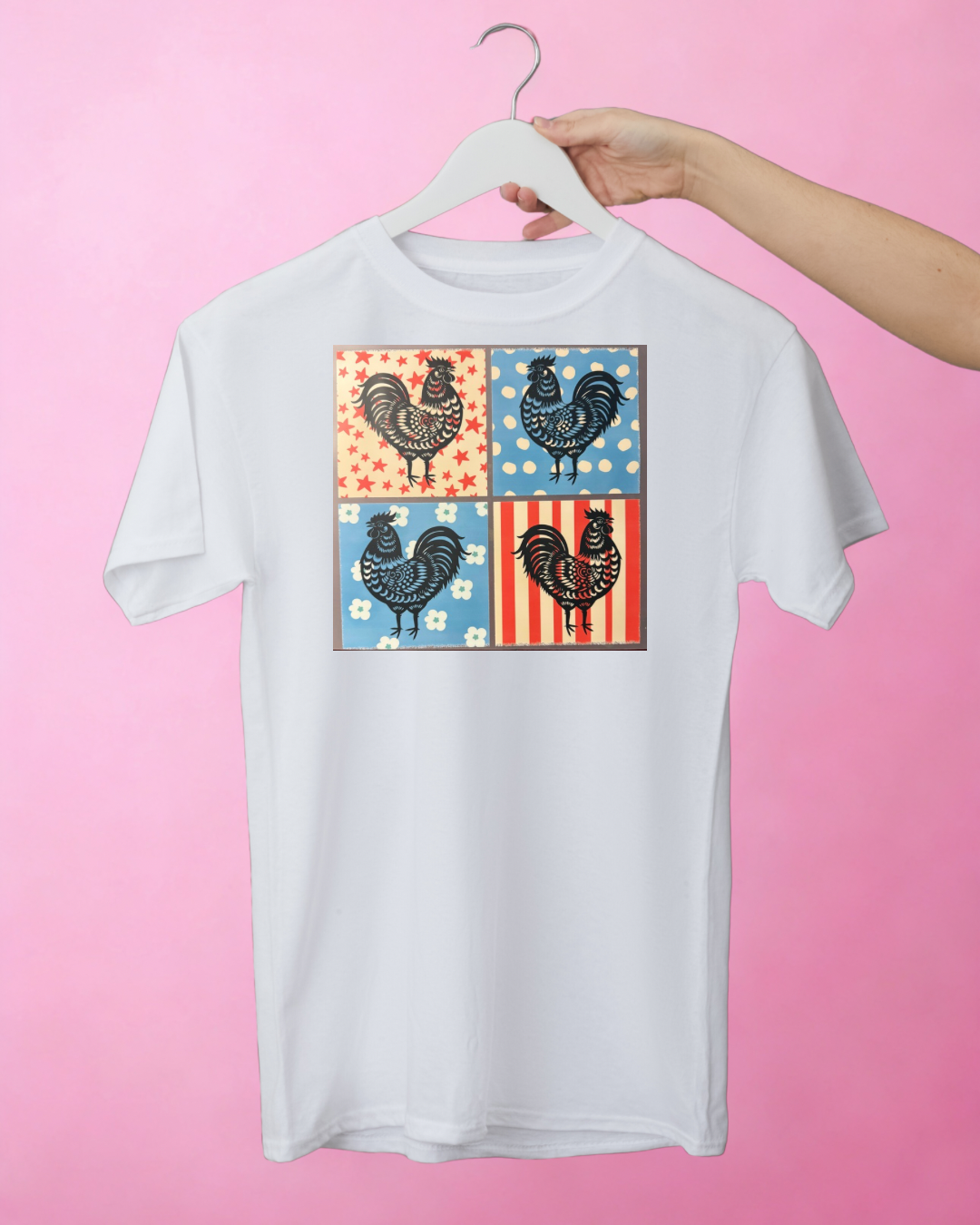 AMERICAN FLAG ROOSTER
