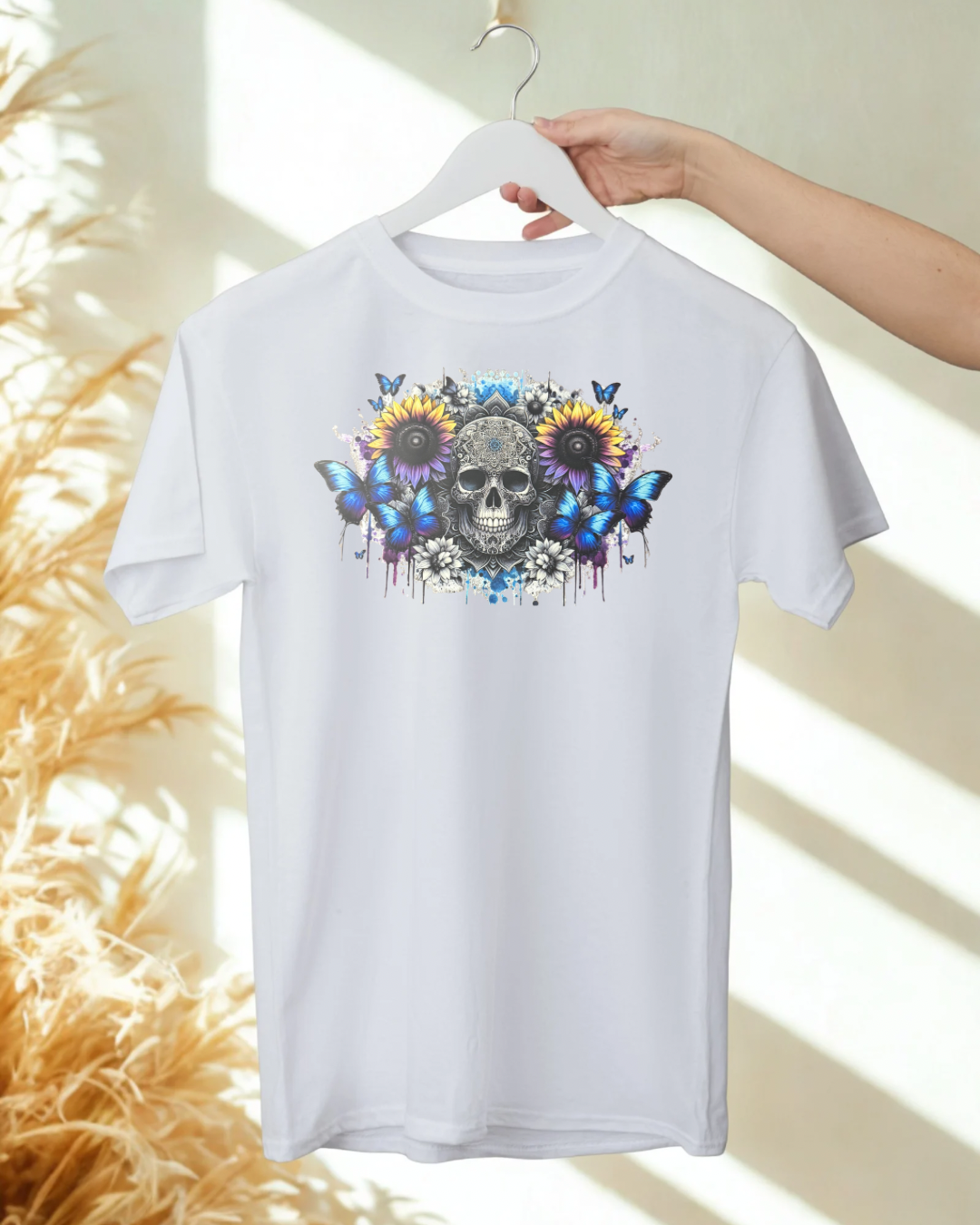 SKULL & FLOWERS