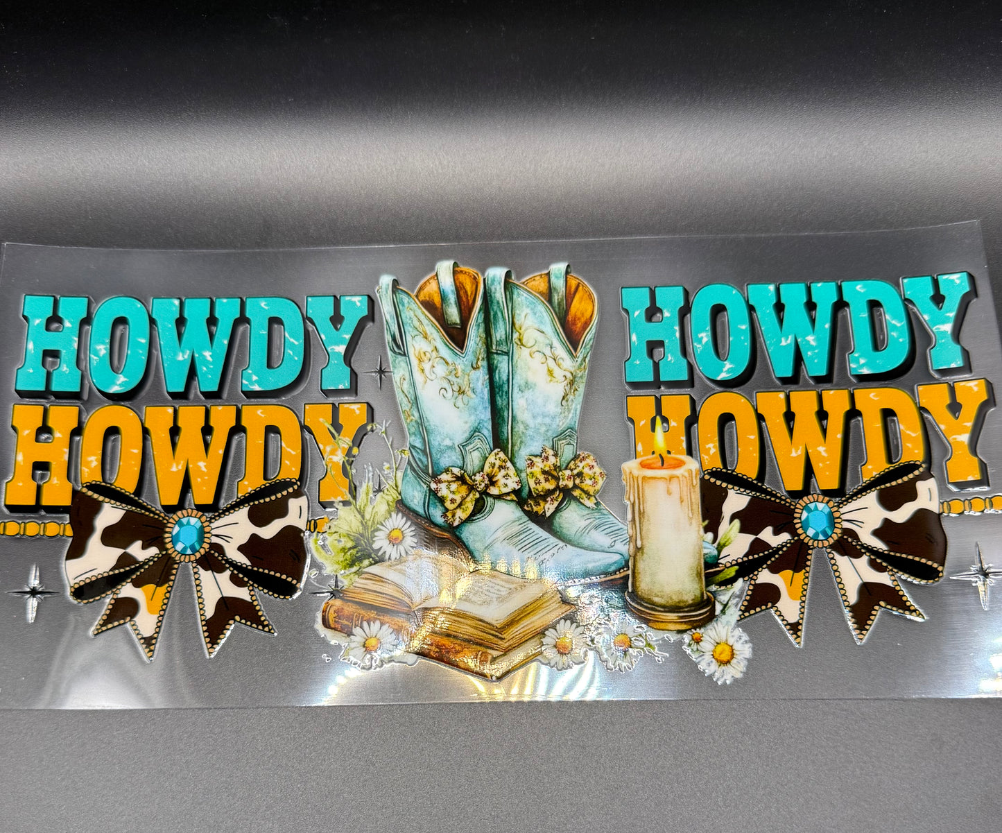 Howdy with boots & bows
