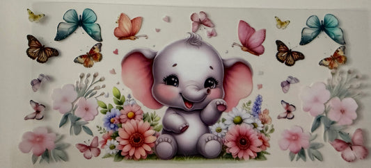 Elephant w/Flowers