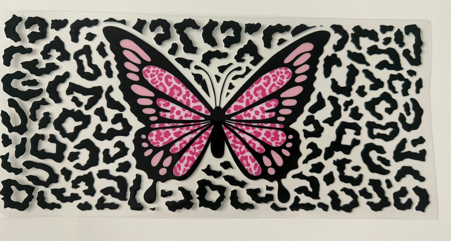 Pink Leopard Butterfly
