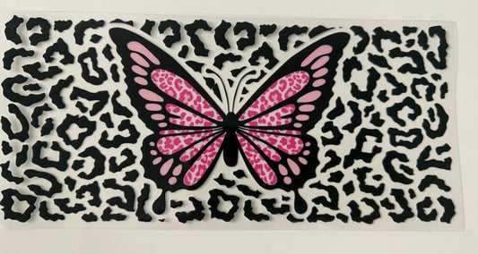 Pink Leopard Butterfly