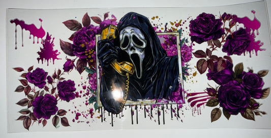 Ghostface w/Purple Flowers