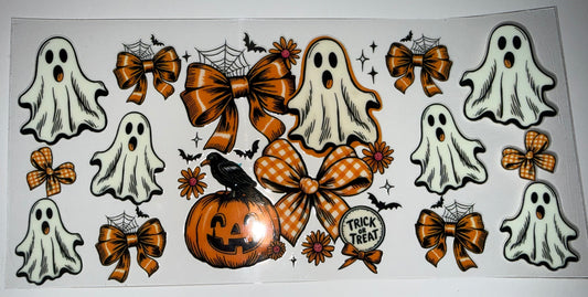 Ghost Pumpkins & Bows