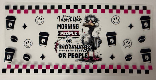 I don’t like morning people